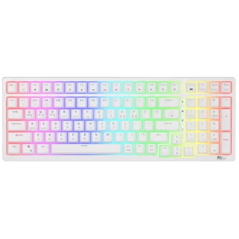 Royal Kludge RK98 RGB Hot-Swappable Tri-Mode Brown Switch Wireless Mechanical Keyboard